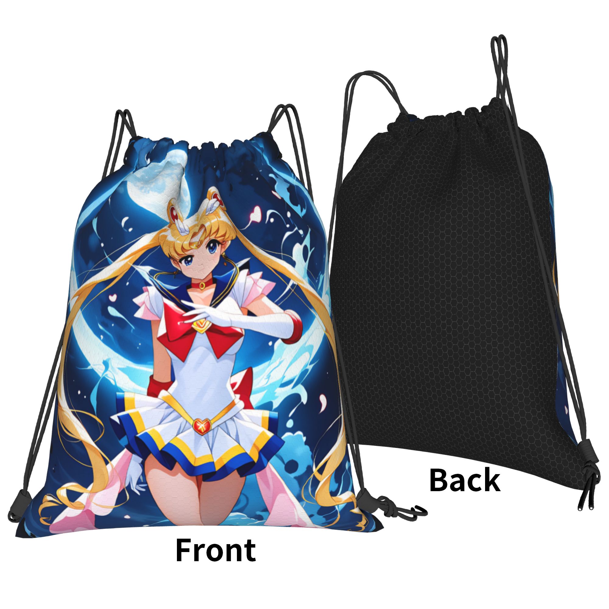 Custom S-Sailors Moons Drawstr - Drawstring Gym Bag review and price