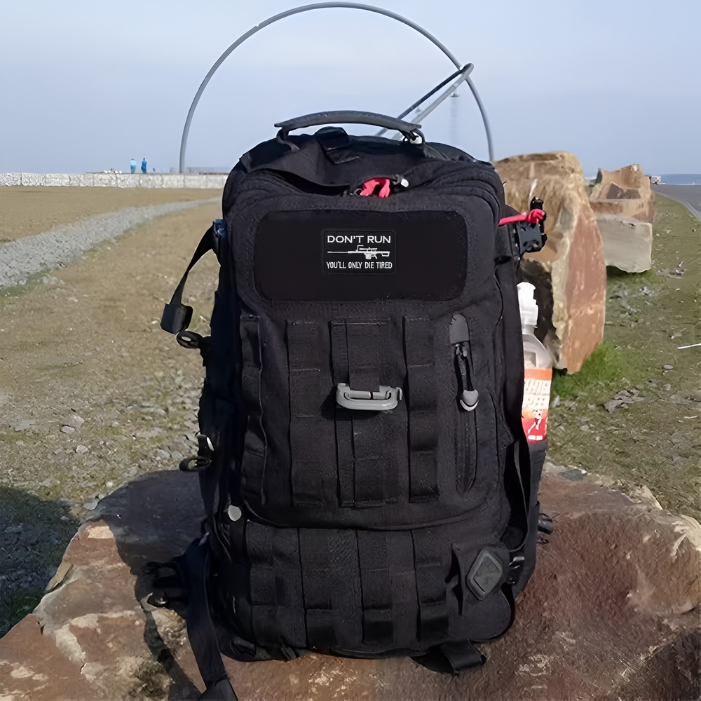 DON'T RUN Fun Meme Tactical Mo - Rucksack Military Style review and price
