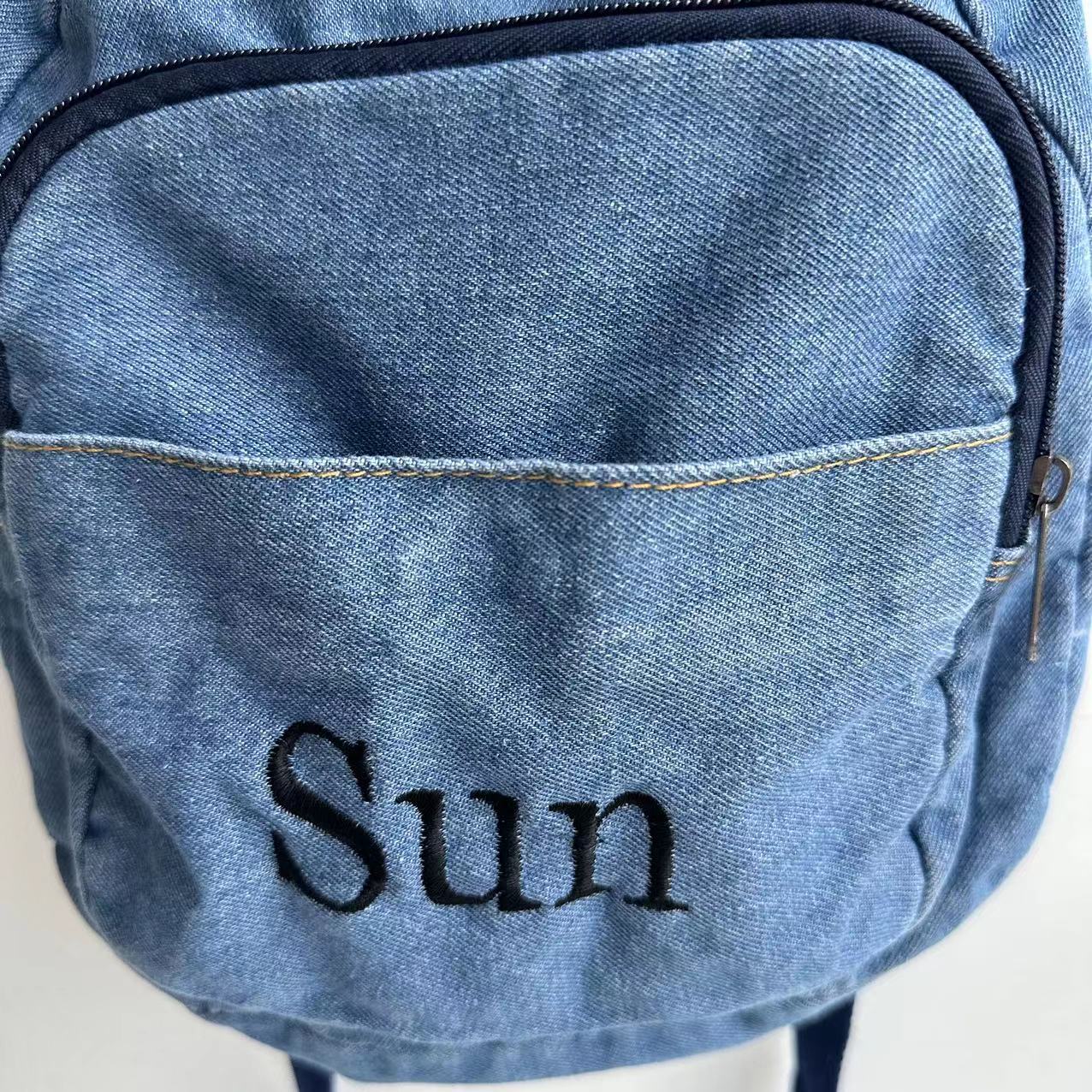 Denim Backpack Girls' New Stud - Canvas Backpack Casual review and price