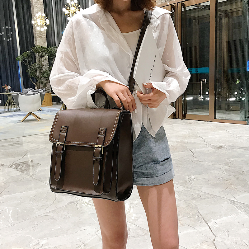 Vintage Backpack Female Pu Lea - Leather Backpack Vintage review and price