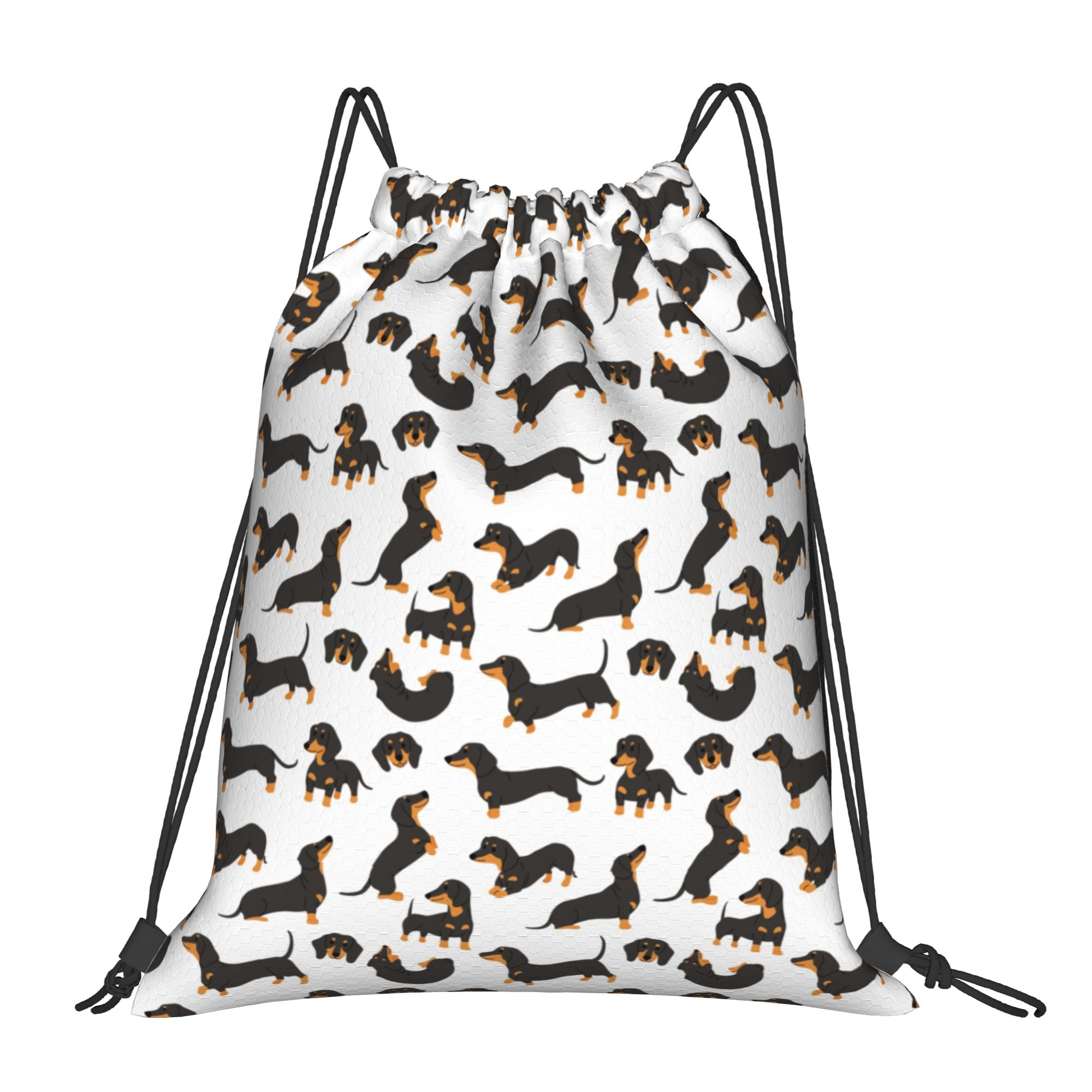 Custom Dachshund Sausage dog P - Drawstring Gym Bag review and price