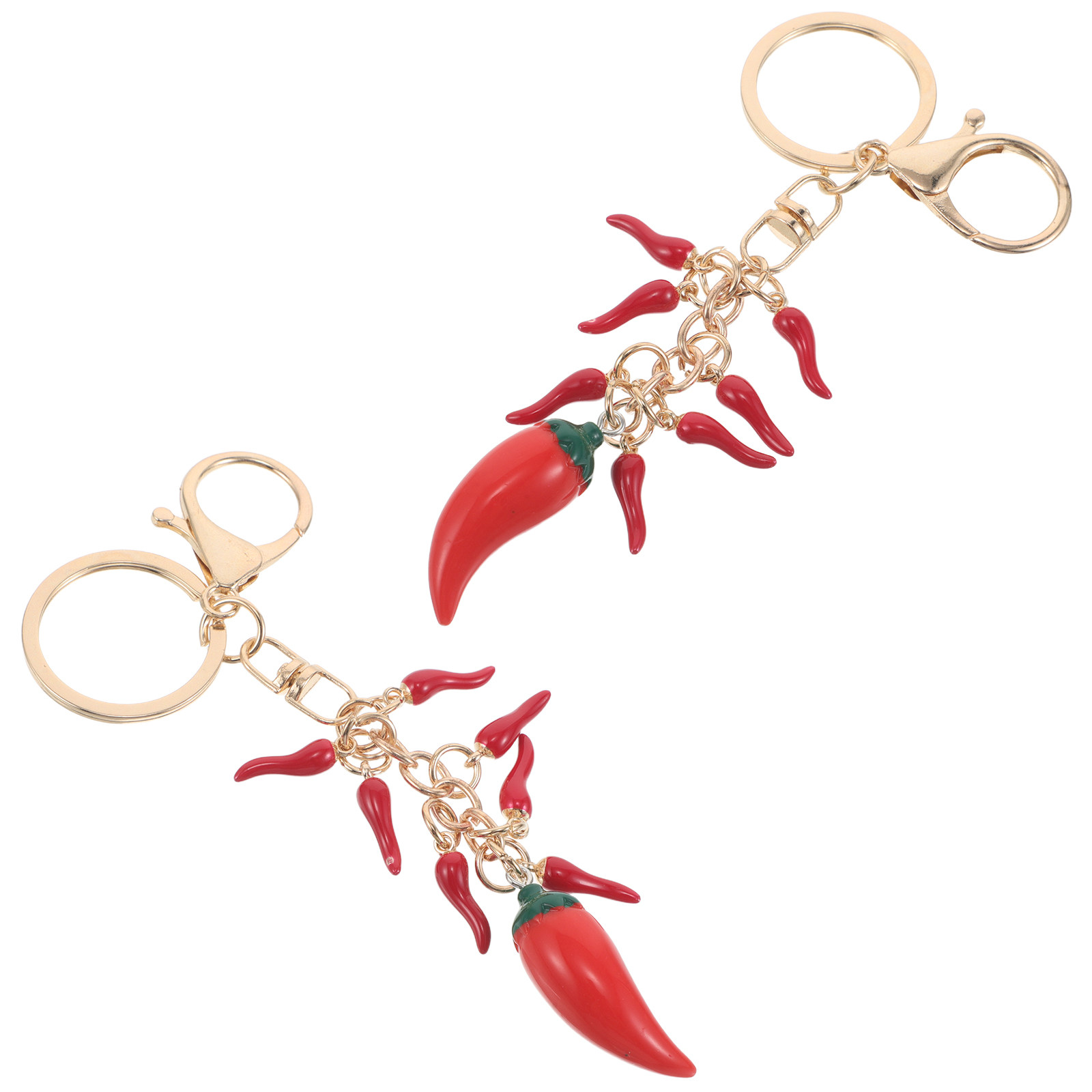 2Pcs Chili Pepper Keychains Re - Mini Backpack Purse review and price