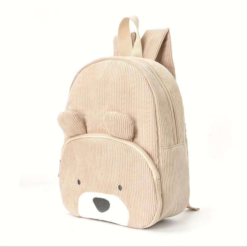 Cute Bear Corduroy Backpack fo - Canvas Backpack Casual review and price
