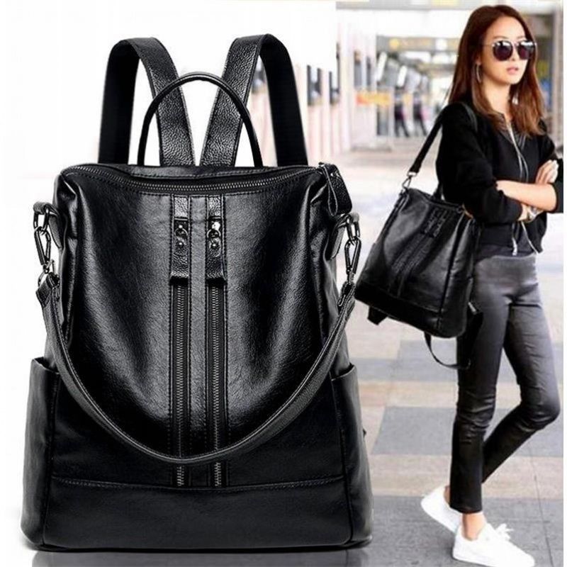 Women Soft Leather Backpack Sc - Canvas Backpack Casual review and price