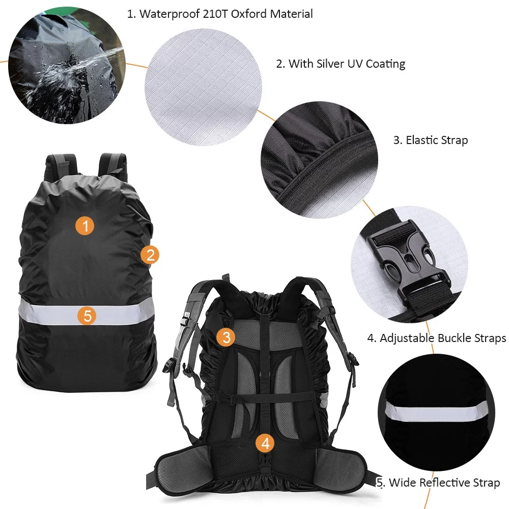 1Pcs Upgraded Waterproof Backp - Rain Cover Backpack review and price