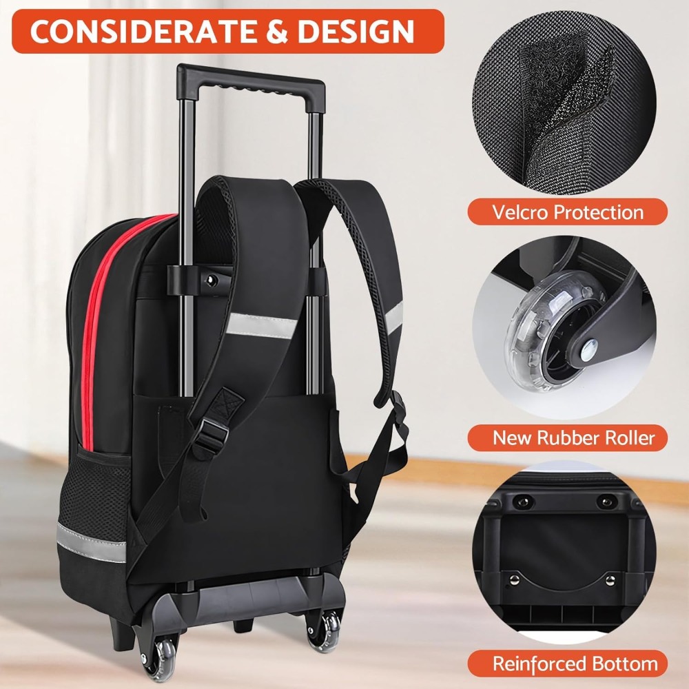 3PCS Kids Rolling Backpack for - School Backpack Teen review and price
