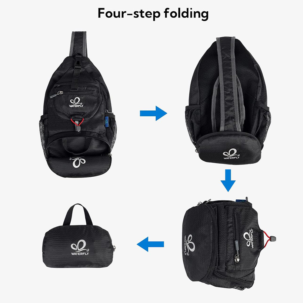 WATERFLY Chest Bag Shoulder Sm - Sling Backpack Shoulder review and price