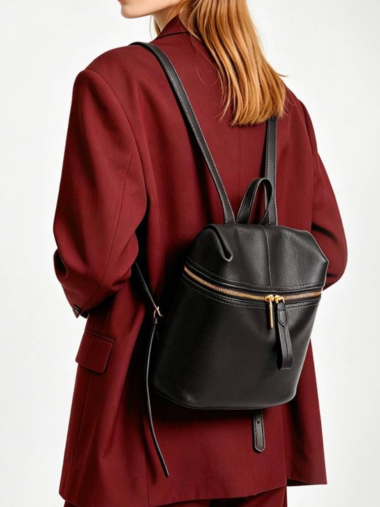 Zency Women Genuine Leather Ba - Leather Backpack Vintage review and price
