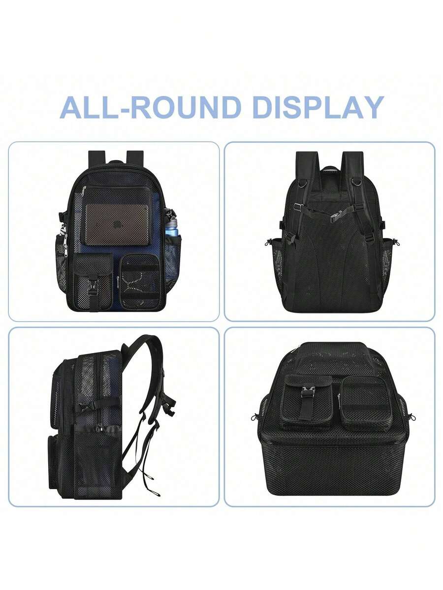 Mesh Backpack 36L Large Heavy  - Canvas Backpack Casual review and price